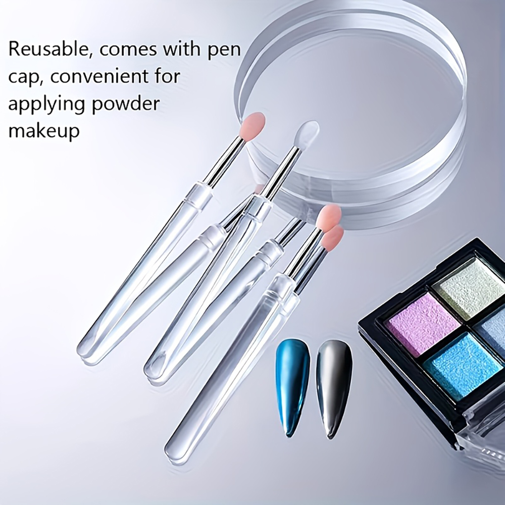 Nail Glitter Chrome - Yeniden Kullanılabilir Krom Sim Uygulama Manikür