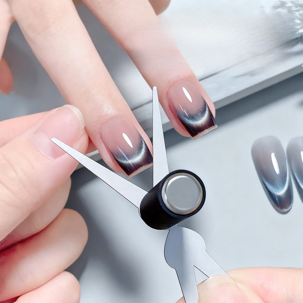 Nail Art Full Color - 3D Çift Başlı Tırnaklar Fransız Şekli