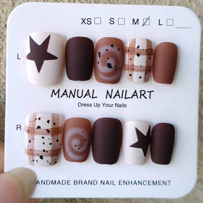 Nail Art Painting - 10 adet sonbahar ve kış Nail