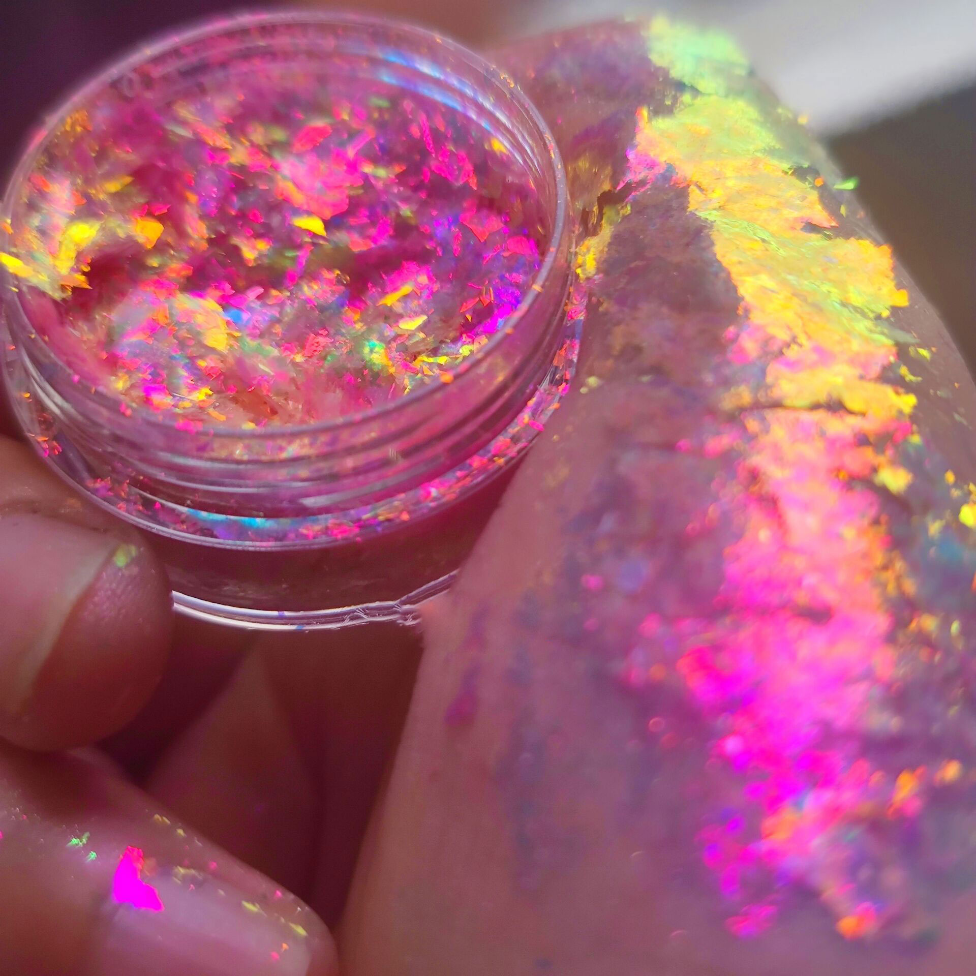 Parıltılı Bukalemun Tırnak Opa - Nail Glitter Chrome incelemesi ve fiyatı