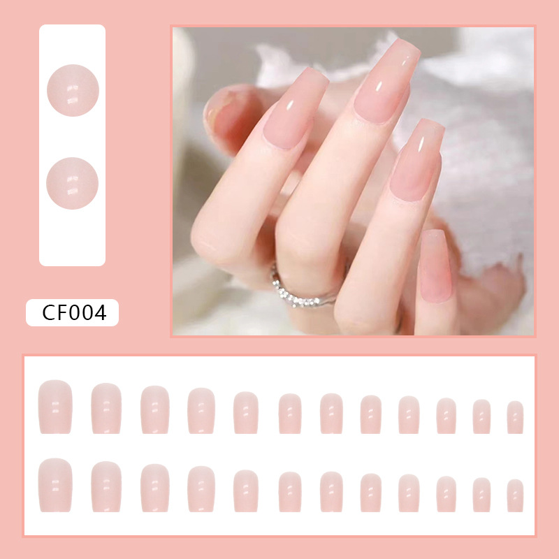 24 adet Düz Renk Takma Tırnak  - Nail Art Full Color incelemesi ve fiyatı