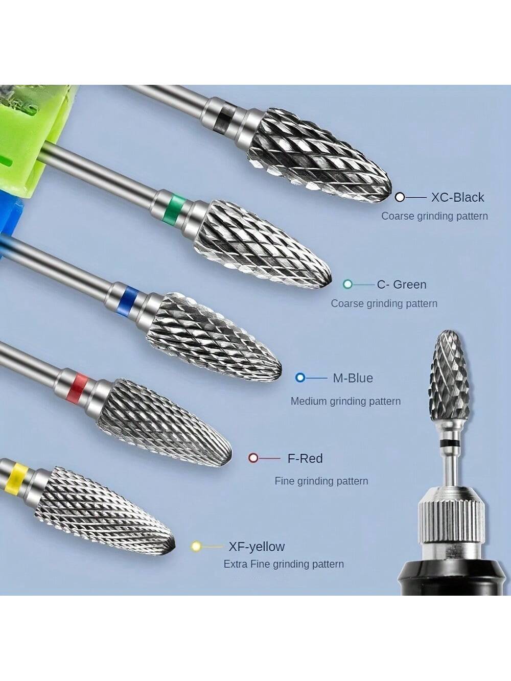 1 veya 5 adet/takım Tungsten k - Nail Art Full Color incelemesi ve fiyatı