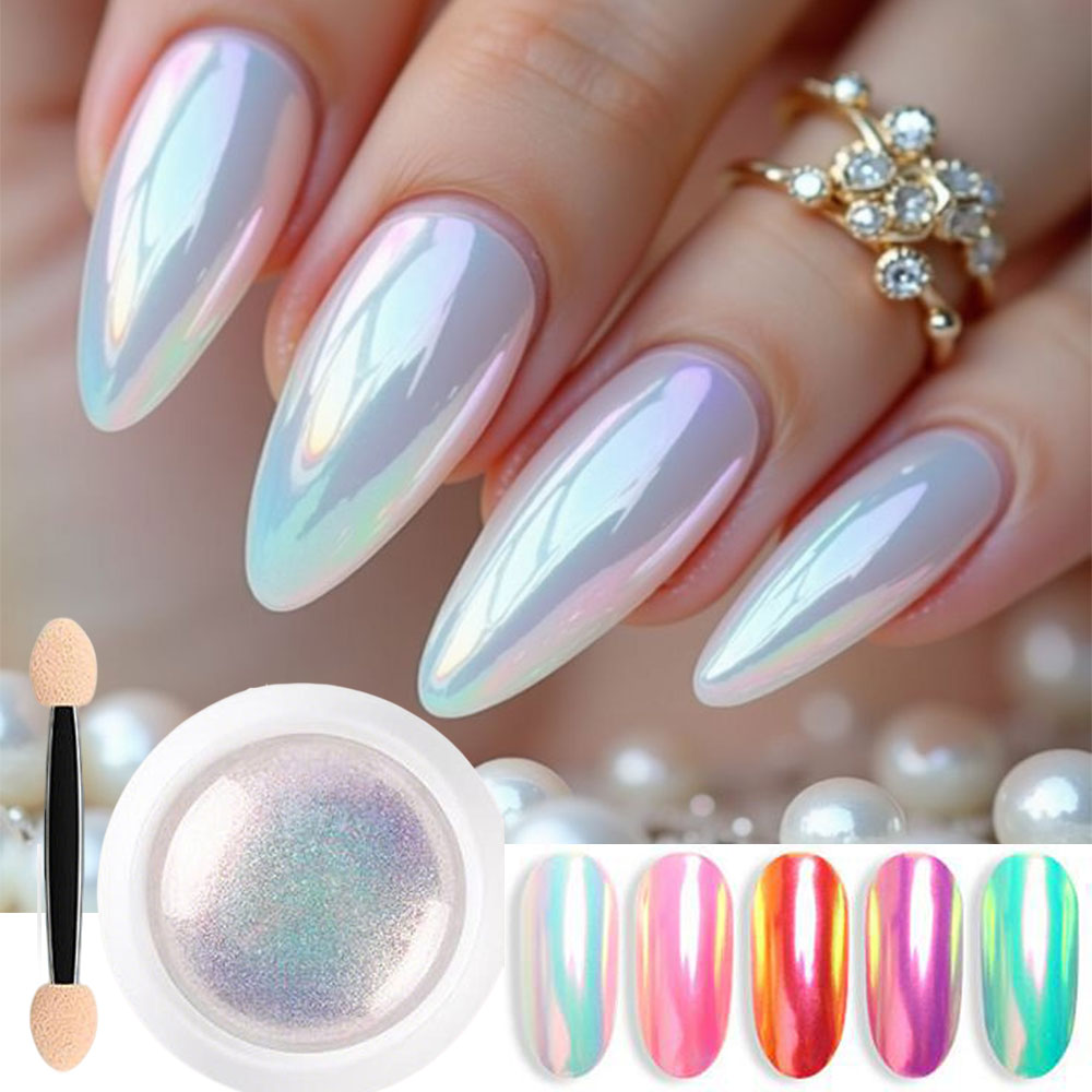 1 kavanoz Aurora Denizkızı İnc - Nail Glitter Chrome incelemesi ve fiyatı