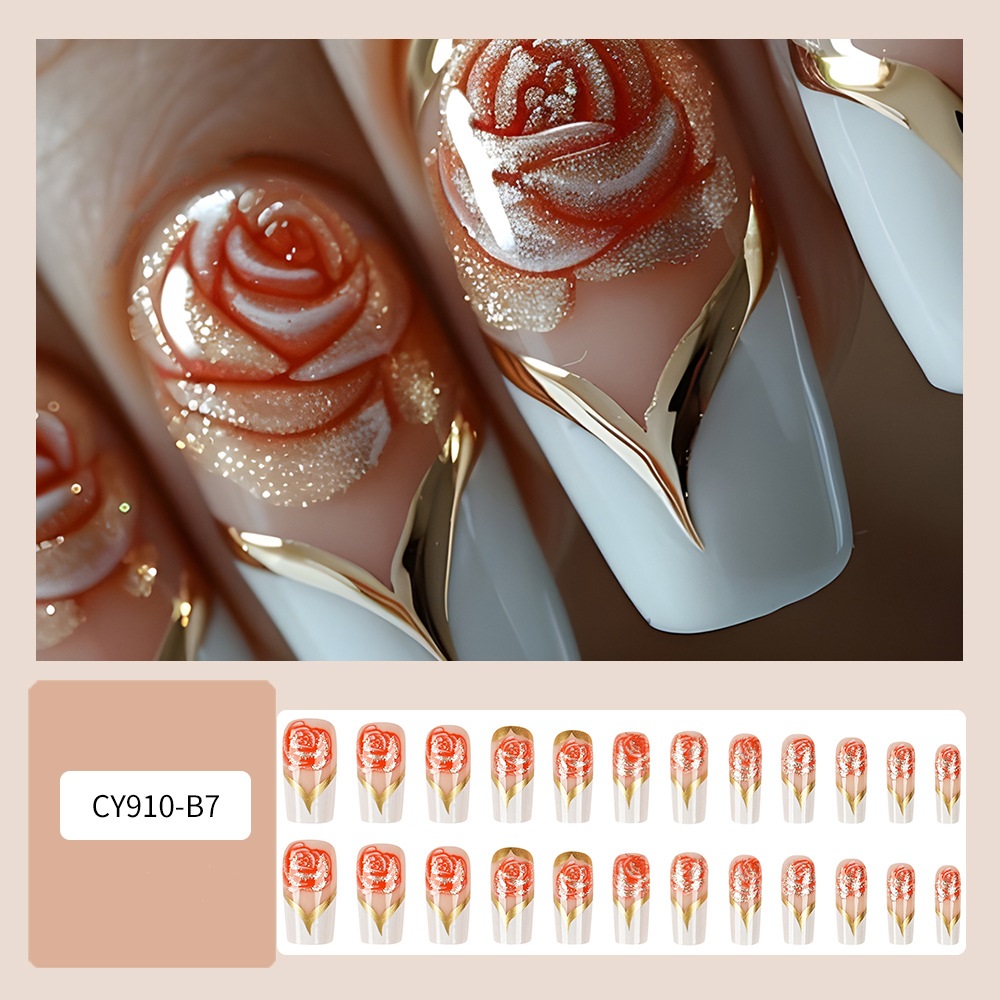 Beyaz Fransız Ucu Çivilere Bas - Nail Art Full Color incelemesi ve fiyatı