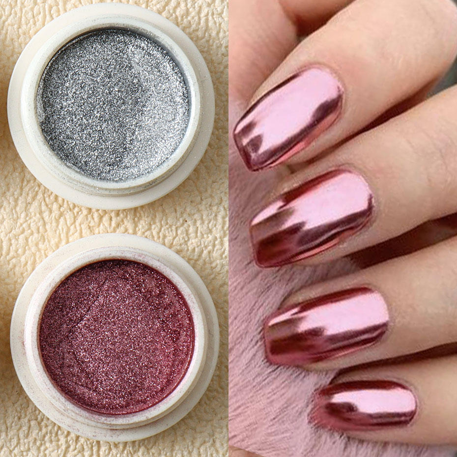 6 adet Altın Metalik Ayna Glit - Nail Glitter Chrome incelemesi ve fiyatı