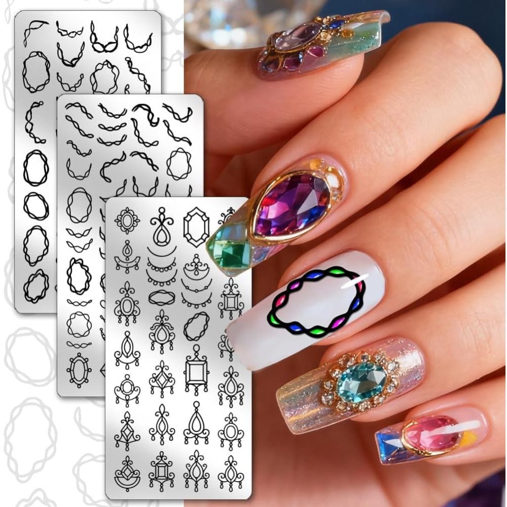 111 Desenli Kolye Tırnak Baskı - Nail Stamping Plate incelemesi ve fiyatı