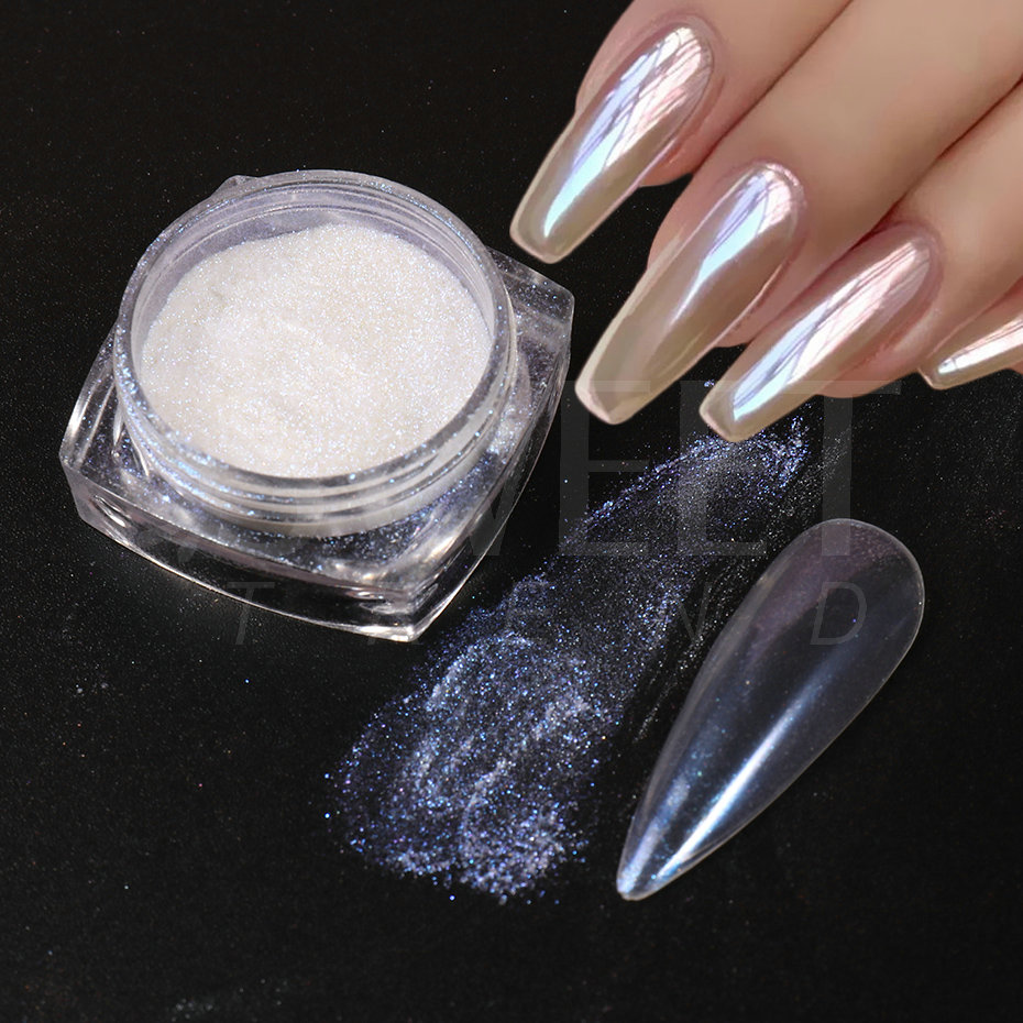 Beyaz Inci Ayna Ayışığı Tırnak - Nail Glitter Chrome incelemesi ve fiyatı