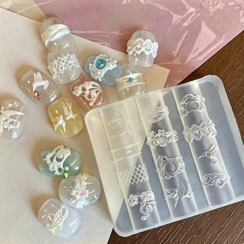 3D Fiyonk Çiçek Silikon Tırnak - Nail Stamping Plate incelemesi ve fiyatı