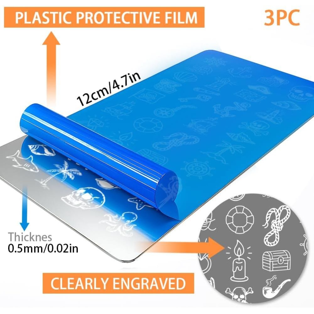 3 Parça Denizci Hazinesi Tırna - Nail Stamping Plate incelemesi ve fiyatı
