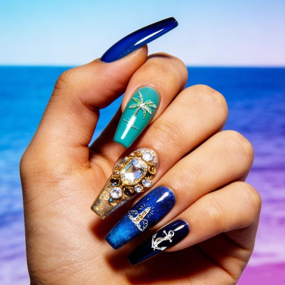 3 Parça Denizci Hazinesi Tırna - Nail Stamping Plate incelemesi ve fiyatı