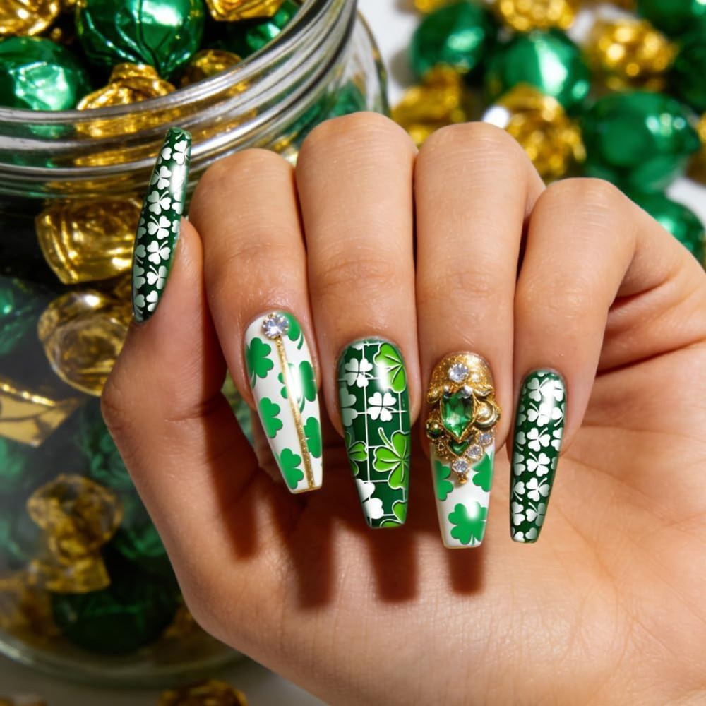 3 adet Şanslı Yonca Tırnak Bas - Nail Stamping Plate incelemesi ve fiyatı