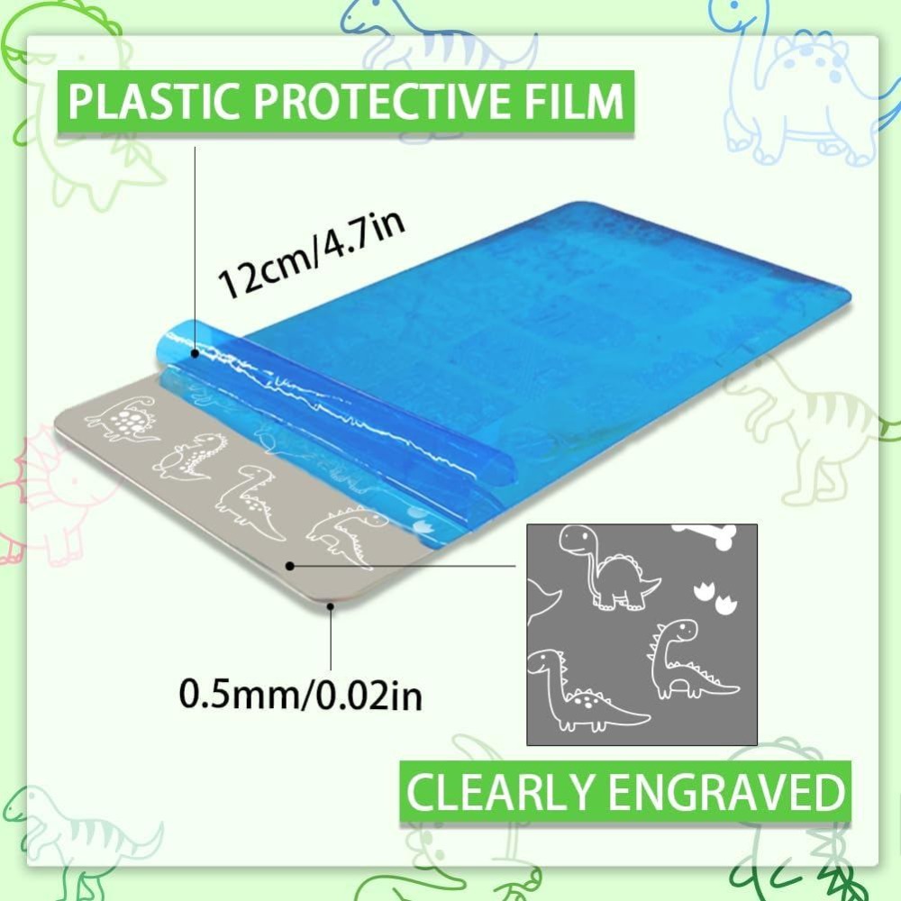 3 adet Dinozor Tırnak Baskı Pl - Nail Stamping Plate incelemesi ve fiyatı