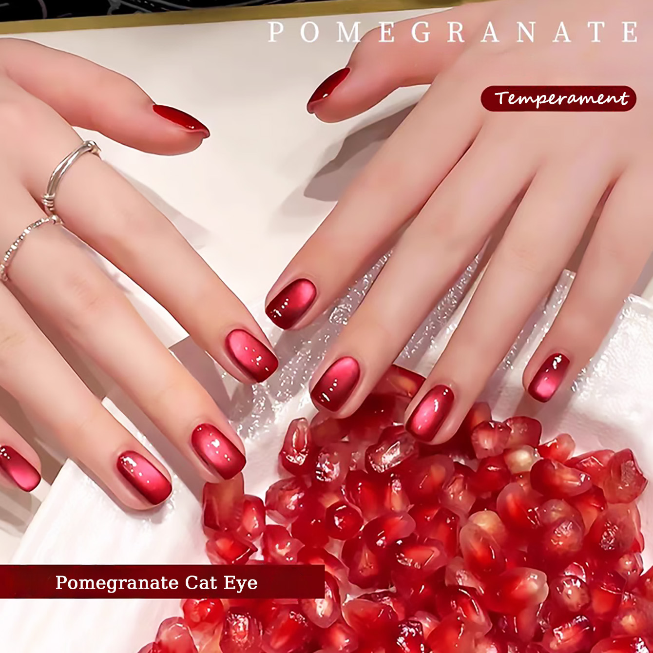 1 adet SHAKA Meyveli Kırmızı N - Nail Art Red Wine Cat Eye incelemesi ve fiyatı